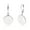 Silver A, variant on Lancharmed Earrings for Women Trendy Openwork Oval Earrings 14K Gold Plated Earring Gold