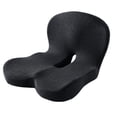 thumbnail image 2 of Ergonomic Memory Foam Seat Cushion for Tailbone Sciatica Pain Relief 17X13 Inch, Back Support for Office Chair, Car Desk Chair, Long Sitting Comfort, 2 of 8