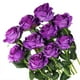thumbnail image 5 of Simulación de flor de rosa artificial, decoración floral, oficina en casa, tela de boda, flor falsa, púrpura 10 Piezas kenally HA8916-03B, 5 of 6