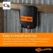 Gallagher M360 110 volt Electric Fence Energizer 55 mi. Black/Orange