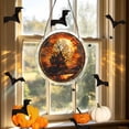 thumbnail image 4 of Halloween Sun Catcher for Window Hanging, 7.4in Acrylic Puzzle Board Ornament for Home Window, Birthday House Warming Gift for Puzzle Lovers by MPOISVA, 4 of 9