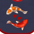 thumbnail image 4 of Inktastic Koi Carp Fish Japanese Boys or Girls Baby Bib, 4 of 4
