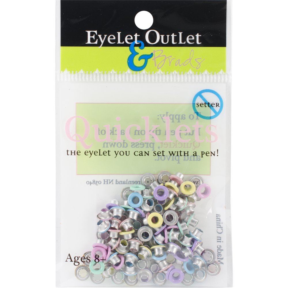 Eyelet Outlet Quicklets Round 84/PkgSpring 2