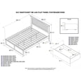 thumbnail image 5 of Leo & Lacey King Storage Platform Bed in Caramel, 5 of 5
