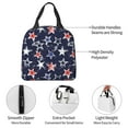 thumbnail image 4 of Salouo Watercolor Stars for Unisex Lunch Bag Leakproof Lunch Tote Large Capacity Reusable Insulated Lunch Box Cooler Lunch Container for Work/Office/Picnic/Travel-Black, 4 of 8