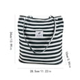 thumbnail image 6 of JWZZYD Corduroy Tote Bag for Women, Large Capacity Canvas Shoulder Cord Purse and Handbags with Inner Pocket, Black White Striped Corduroy Bag for Work Travel Daily Essentials, 6 of 6