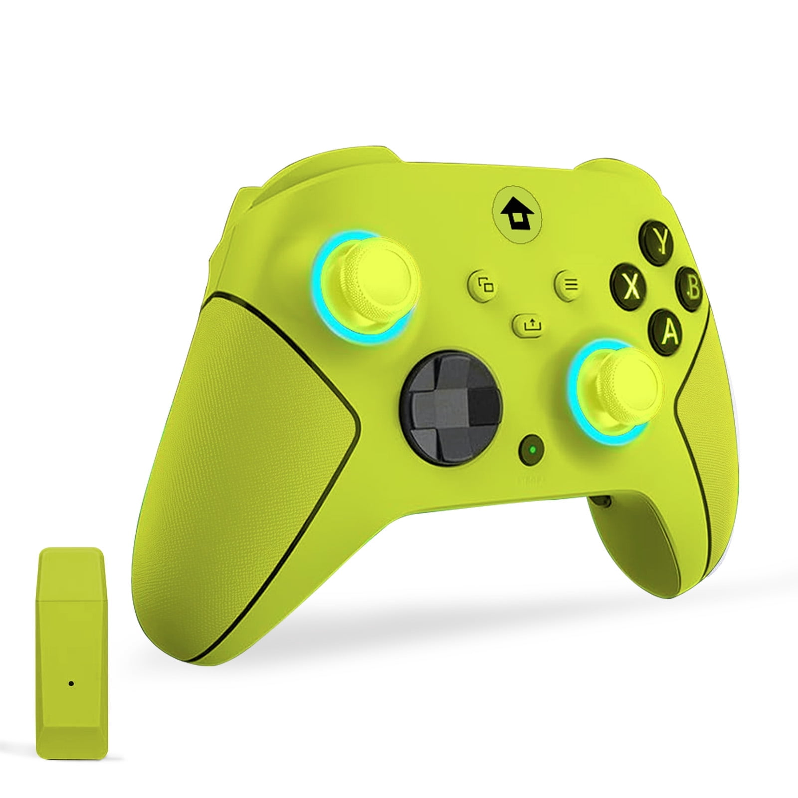ChargePlay Wireless Controller for Xbox Series X/S, Xbox One & PC, 2.4GHz Lag-Free Gamepad with Hall Effect Joysticks, RGB LED Light, Mappable Back Buttons, 1000mAh Rechargeable Battery