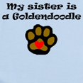 thumbnail image 2 of CafePress - My Sister Is A Goldendoodle Body Suit - Long Sleeve Cotton Baby Bodysuit, 2 of 4