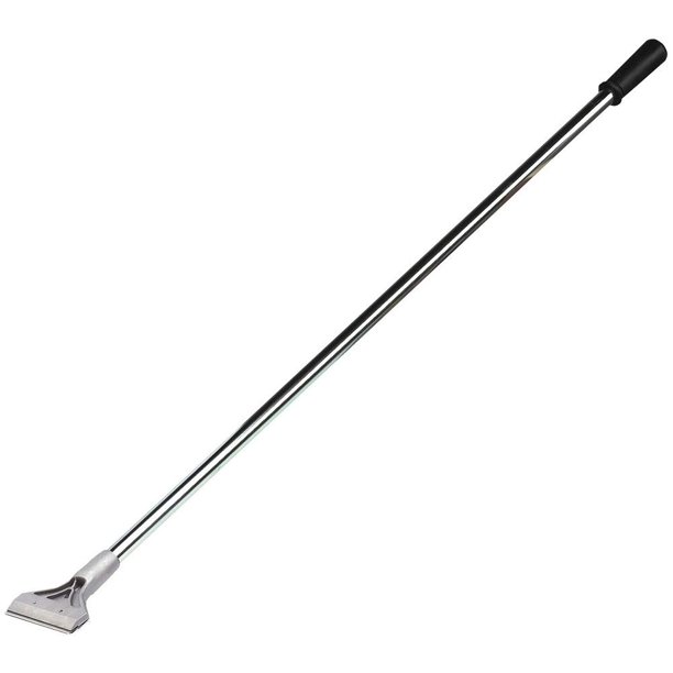Warner 5" Heavy Duty Floor Scraper, 48" Steel Handle, 591
