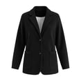 thumbnail image 7 of Cmfcve Womens Corduroy Blazer Fall Winter Dressy Casual Suit Jackets Long Sleeve Button Down Loose Fit Blazer Coat, 7 of 7