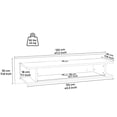 thumbnail image 5 of Lucio Floating Tv Stand for TVs up to 55 inches | 47 inch | Wood | Black Finish, 5 of 5