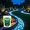 Green, variant on 400Pcs Orange Glow-in-the-Dark Garden Stones, Luminous Pebbles Solar Powered Glowings Rocks for Walkways, Landscaping, Planters and Fish Tank Decor Outdoor Night Guide Decoration