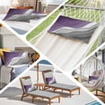 thumbnail image 6 of Purple Grey Ombre Pillow Covers 12"x20", Modern Geometric Abstract Aesthetics Cream Soft Brushed Microfiber Breathable Throw Pillow Covers, Pillowcase with Zipper for Couch Sofa Bedroom Living Room, 6 of 9