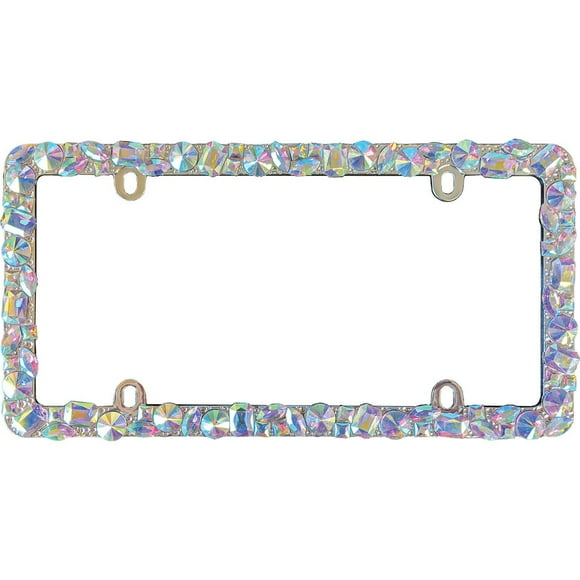 Cruiser Accessories Dazzle, License Plate Frame, Chrome, Fits 15x30cm License Plate