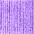 thumbnail image 1 of Ahgly Company Indoor Square Abstract Purple Contemporary Area Rugs, 4' Square, 1 of 4