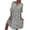 Gray, variant on IROINNID Dress for Women 2023 Semi Formal Fall Dress Short Sleeve Sling Relaxed Short Dress Fit&Flare Dress,Pink