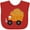 Red, variant on Inktastic Taco Lover Truck Boys or Girls Baby Bib