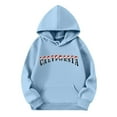 thumbnail image 4 of WILLBEST Sudadera para Mujer Ladies Fashion Casual Winter Christmas Alphabet Print Drawstring Pocket Long Sleeved Sports Hoodie 1466 Mediana, 4 of 4