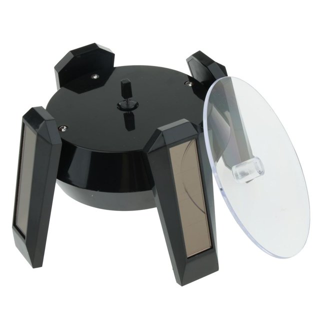 360 degree rotating powered jewelry thing mobile phone plastic display stand