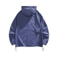 thumbnail image 3 of WTOBBY Women's UPF 50+ Sun Protection Jacket Lightweight Windproof Rain Coat Long Sleeve Hooded Water Resistant Outerwear for Hiking Travel Outdoor Activities,Purple M, 3 of 4