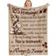 thumbnail image 1 of LHSHID Gift for 25th Wedding Anniversary 25th Silver Wedding Anniversary Gifts Happy Anniversary Marriage Gifts for Wife Husband Him Her Anniversary Decorations Blanket 60x80in, 1 of 6