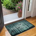 thumbnail image 2 of Halloween Pumpkin Door Mat Decorations Evil Pumpkin Ghost Doormat Friendly for Entry Floor Mat Set Living Room Bedroom Bathroom Crystal Velvet 30x17 Inches, 2 of 7