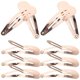 thumbnail image 2 of Retro Hairpin Girls Hair Accessories Simple Design Rectangular Clip Metal 10Pcs, 2 of 5