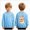 # Sky Blue, variant on Toddler Boys Halloween Shirt for 3t 4t Halloween Kids Skeleton Pumpkin Ghost Shirt Crewneck Long Sleeve Graphic Top Toddler to Youth Boys Clothes Size 3-4 Years