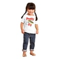 thumbnail image 4 of Funny Fishing Humor Pretty Fly Joke Toddler Boy Girl T Shirt Infant Toddler Brisco Brands 6M, 4 of 5