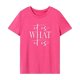 thumbnail image 1 of Camiseta para mujer, ropa de moda clásica de verano, ropa de calle femenina, camisa con cuello redondo L, 1 of 7