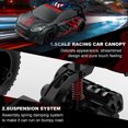 thumbnail image 4 of 1:24 Scale High-Speed RC Drift Car with 2.4GHz Remote Control, 720P Camera, Dual 3.7V 300mAh Batteries, Spare Drift Tires, 50m Control Range, Brushed Motor, and Responsive Steering for Precision, 4 of 6