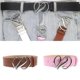 thumbnail image 2 of Unique Heart Detail PU Leather Belt Practical Metal Buckle Waist Belts Easy to Pair Perfect Addition to Any Look White, 2 of 5