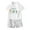White1, variant on RUTAYY Children Boys Outfits Sets Casual Short Sleeve Top and Shorts Two Piece Playwear Comfortable Summer Clothes Bohemian Style, 6-7 Years
