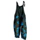 thumbnail image 2 of ICHUANYI Clearance Women Ladies Printed Summer Sleeveless Backless Loose Long Playsuits Rompers Jumpsuit(Sky Blue, S) ICHUANYI WER2023080815190, 2 of 5