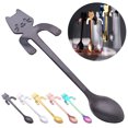 thumbnail image 4 of Coofit Coffee Spoon Stainless Steel Hanging Cat Design Espresso Spoon Dessert Spoon, 4 of 6