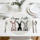thumbnail image 4 of CaiYueKe Easter Table Placemats Round Polyester Decorative Washable Holiday Dining Kitchen Decor Bunny Egg Pattern Party Home Celebration Place Setting, 4 of 7