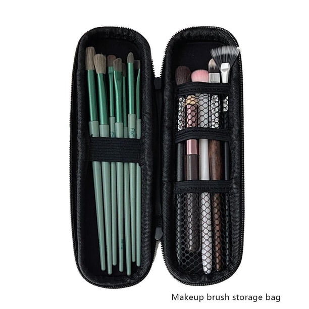 Ruifaya Bolsa de almacenamiento para brochas de maquillaje Tela Oxford impermeable