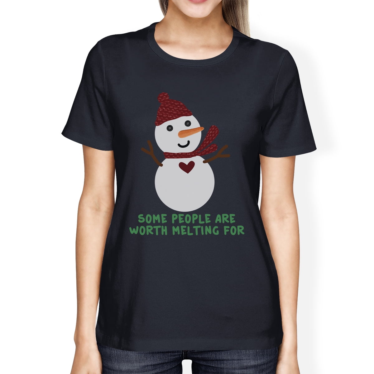 T-Shirt Womens Winter Graphic Tee Gifts 