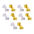 thumbnail image 3 of White & Yellow Door Rod Clips 5 Pair for Toyota Celica MR2 Spyder 2000-2005, 3 of 6