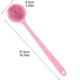 thumbnail image 3 of Bathing Brush for Back Cleaning - Silicone Shower Back Scrubber 15 Inch Long Handled Exfoliating Massage Brush with Rich Foam for Deep Cleansing and All-Pamily Use, 3 of 5