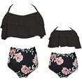 thumbnail image 1 of Mother and Daughter Swimwear Family Matching Swimsuit Girls Two Pieces Bikini Set Ruffle Falbala Bathing Suits, 1 of 4