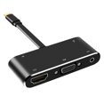 thumbnail image 1 of Hub USB C, Hub 5 en 1 Tipo C a USB 3,0 con entrega de energía PD de USB-C, USB 3,0 para Pro, ordenador portátil, unidades Flash USB, HDD móvil y más Sunnimix Adaptador 5 en 1 tipo C a HDMI, 1 of 7