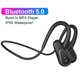 thumbnail image 4 of es inalámbricos de conducción ósea Bluetooth es abiertos a prueba de sudor con micrófono y memoria, manos para deporte depo Negro, 4 of 8