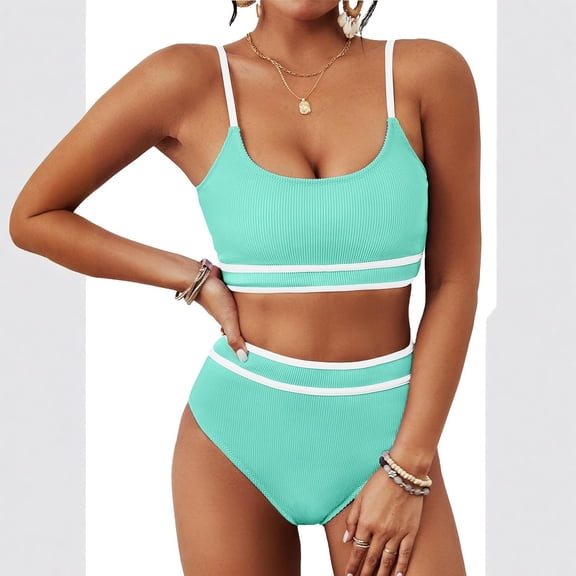 Dresfit Women's Shaping One Piece Swimsuit - Conservative Full Coverage Swimwear Mint Green L