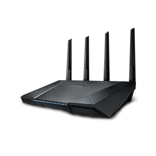 Asus RT-AC87U IEEE 802.11ac Ethernet Wireless Router 2.40 GHz ISM Band 5 GHz UNII Band 4 x Antenna4 x External) 2334... by ASUS
