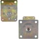 thumbnail image 3 of 2pcs Galvanized Adjustable 100-150mm Post Base Support, Heavy Duty Elevated Roof & Building Support, 3 of 5