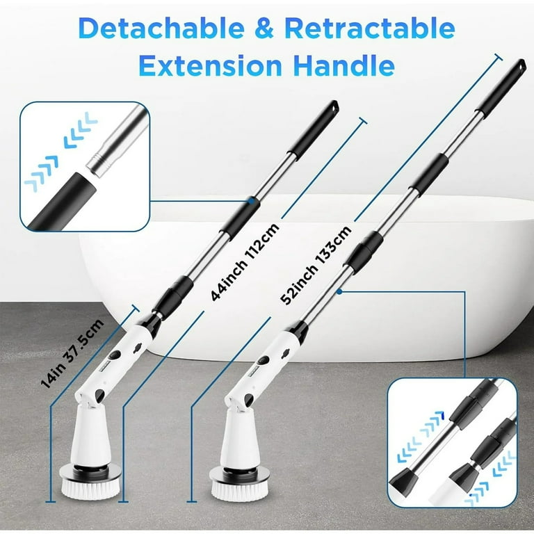 Kibhous Electric Spin Scrubber with 3 Brush Heads photo 7