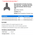 thumbnail image 2 of Rear Driveshaft at Transfer Case Drive Shaft Slip Yoke - Compatible with 2007 Chevy Silverado 2500 HD Classic 4WD, 2 of 2
