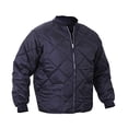 thumbnail image 2 of Rothco Diamond Nylon Quilted Flight Jacket - Navy Blue, Small, 2 of 4
