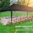 thumbnail image 5 of HOTEEL 10x30 Pop Up Canopy Tent with 8 Sidewalls,Heavy Duty Wedding Event Tents,Party Gazebo with Roller Bag,UPF 50+ Windproof Waterproof,Black, 5 of 10